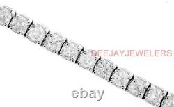 Natural 6.02ct Tennis Bracelet Diamond SI1 White 14k Gold USA Made