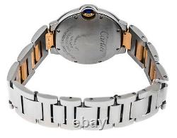 New Cartier Ballon Bleu DIA Women's 18kt Rose Gold Two-Tone Watch WE902031