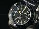 New Glycine 48mm Combat Sub Swiss Automatic Sapphire Crystal Blk Watch, Gl0096