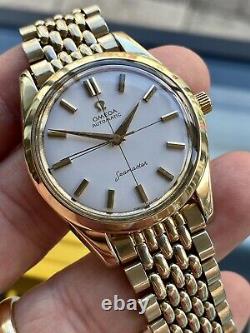 Omega Seamaster Caliber 552 Vintage Gold Mens Automatic 1961 serviced watch
