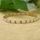 Opal Tennis Bracelet Gold Plated Silver for Wife/Girlfriend/Mother 7.5'' 8.5ct