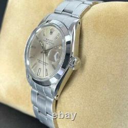 Original Rolex Oyster Perpetual Date 1500 Silver Stick Dial Stainless Steel