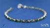 Oval Emerald And Diamond Tennis Bracelet In 14kt White Gold 1 2ct Tw