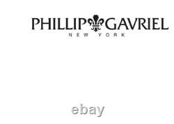 Phillip Gabriel 14k White Gold 7 Popcorn. 08 CT Diamond Bar Bracelet 5mm, 5grms