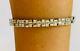 Pre Owned 14k Solid White Gold Bracelet with Natural Diamonds 6.75 Inches14.57GM