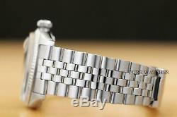 ROLEX MENS DATEJUST 18K WHITE GOLD & STAINLESS STEEL BLUE WATCH withORIGINAL BAND
