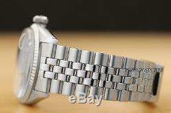 ROLEX MENS OYSTER PERPETUAL DATEJUST 18K WHITE GOLD & STEEL WATCH withROLEX BAND