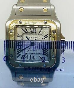 Reloj Cartier Santos Galbee 2319 Automatico Para Hombre De Acero Y Oro 18k
