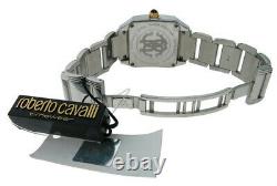 Roberto Cavalli R7253192545 Women's Venom Square Analog Stainless Steel Watch