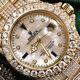 Rolex 18k Yacht-Master 40mm White Mother of Pearl Diamond Dial 16628 Watch 40ctw