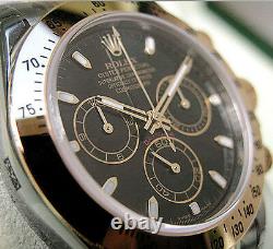 Rolex Cosmograph Daytona 116503 Steel & Yellow Gold Black Stick Dial 40mm Watch