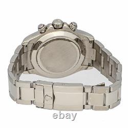 Rolex Cosmograph Daytona Auto 40mm White Gold Mens Bracelet Watch Chrono 116509