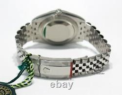 Rolex Datejust 126334 41mm Jubilee Rhodium Dial 18K White Gold Bezel Watch NEW
