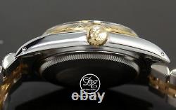 Rolex Datejust 16013 Jubilee 36mm 18K Yellow Gold /SS Champ Dial Mint Condition