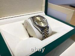 Rolex Datejust 16233 18ct Gold & Diamond Dial 36mm With Rolex Box