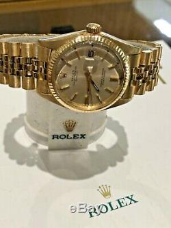 Rolex Datejust 18k 1601 Rare Stunning Condition with Jubilee Bracelet 36mm
