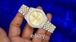 Rolex Datejust 41mm 126333 Two Tone Steel & Gold Watch Iced Out 1120 Diamonds