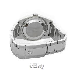 Rolex Datejust Auto 36mm Steel White Gold Mens Oyster Bracelet Watch 116234