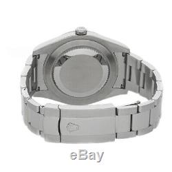Rolex Datejust II Auto 41mm Steel White Gold Mens Oyster Bracelet Watch 116334
