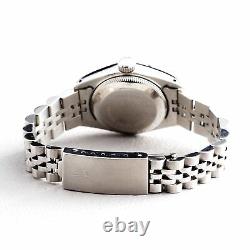 Rolex Datejust Lady Stainless Steel SS 18K White Gold Watch Jubilee Silver 69174