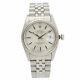 Rolex Datejust Steel 18K White Gold Silver Dial Automatic Mens Watch 16234