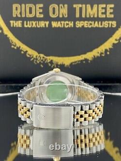 Rolex Datejust in Stainless Steel & 18ct Gold with Green Arabic Dial