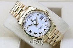 Rolex DayDate 36 18ct Yellow Gold 118238 President Bracelet Box & Papers 2012