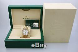 Rolex DayDate 36 18ct Yellow Gold 118238 President Bracelet Box & Papers 2012