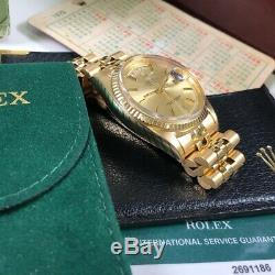 Rolex Day Date 1803 Pie Pan 18k Gold Jubilee Bracelet Just back from ROLEX UK