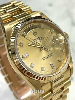 Rolex Day-Date 18238 18K Yellow Gold Automatic Men's Watch