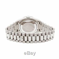 Rolex Day-Date Auto 36mm White Gold Mens President Bracelet Watch 18239