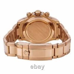 Rolex Daytona 116505 40MM Rose Gold Diamond Dial With Rose Gold Oyster Bracelet