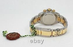 Rolex Daytona 116523 Cosmograph 2Tone 18K Yellow Gold /SS Black Dial Watch Paper