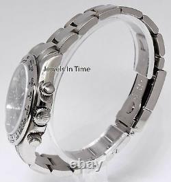 Rolex Daytona Chronograph 18k White Gold Gray Dial Watch & Box D 116509