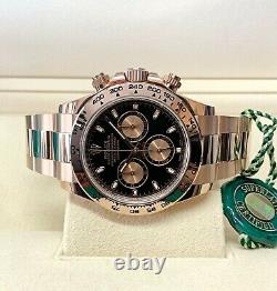 Rolex Daytona Rose Gold 116505 Black Dial 40mm 2020 With Papers UNWORN