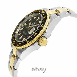 Rolex GMT-Master II Black on Black Steel Yellow Gold Automatic Mens Watch 116713