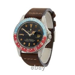 Rolex Gmt-master Pepsi Gilt Dial Stainless Steel Watch 1675 40mm Com1640