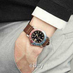 Rolex Gmt-master Pepsi Gilt Dial Stainless Steel Watch 1675 40mm Com1640