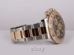 Rolex Men Daytona 116523 18k Gold Two Tone 40mm Watch-Custom Paul Newman Dial