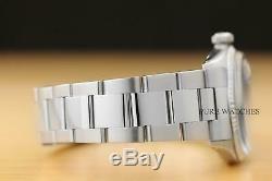 Rolex Mens Datejust Black Dial 18k White Gold Bezel & Stainless Steel Watch