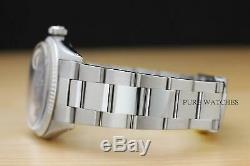 Rolex Mens Datejust Blue Dial 18k White Gold And Stainless Steel Watch