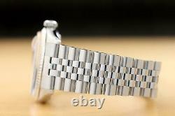 Rolex Mens Datejust Gray Dial 18k White Gold & Stainless Steel Watch