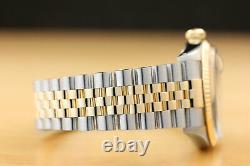 Rolex Mens Datejust Quickset 18k Yellow Gold & Stainless Steel Genuine Watch