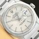 Rolex Mens Datejust Tapestry Dial 18k White Gold/stainless Steel Quickset Watch