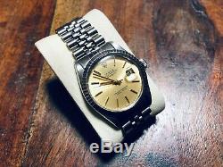 Rolex Oyster Perpetual Datejust, Champagne Dial, REF 16030 jubilee bracelet
