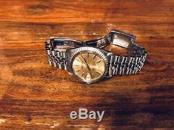 Rolex Oyster Perpetual Datejust, Champagne Dial, REF 16030 jubilee bracelet