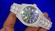 Rolex Skydweller 2 Tone Watch Iced Out Baguettes and Round 34 Carat Diamonds