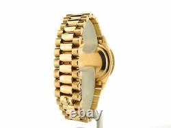 Rolex Solid 18k Yellow Gold Day-Date President White MOP Baguette Diamond 18238