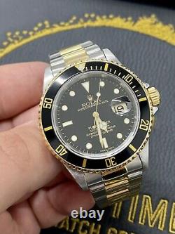 Rolex Submariner 16613LN Black Dial Stainless Steel & 18k Yellow Gold
