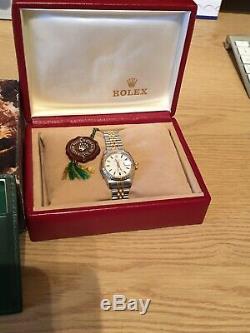Rolex Watch Oyster Perpetual Datejust Ladies Jubilee Bracelet Gold Steel